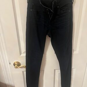 Express Women's Midnight Black Skinny Jeans